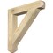 Ekena Millwork Traditional Craftsman Rough Sawn Bracket, Douglas Fir, 4"W x 26"D x 26"H BKT04X26X26TRA04RDF - alternate 1